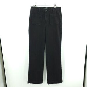 Judy Blue High Rise Patch Pocket Straight Leg Jeans 11/30 Black